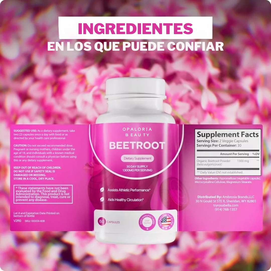 Cápsulas de remolacha pura ®