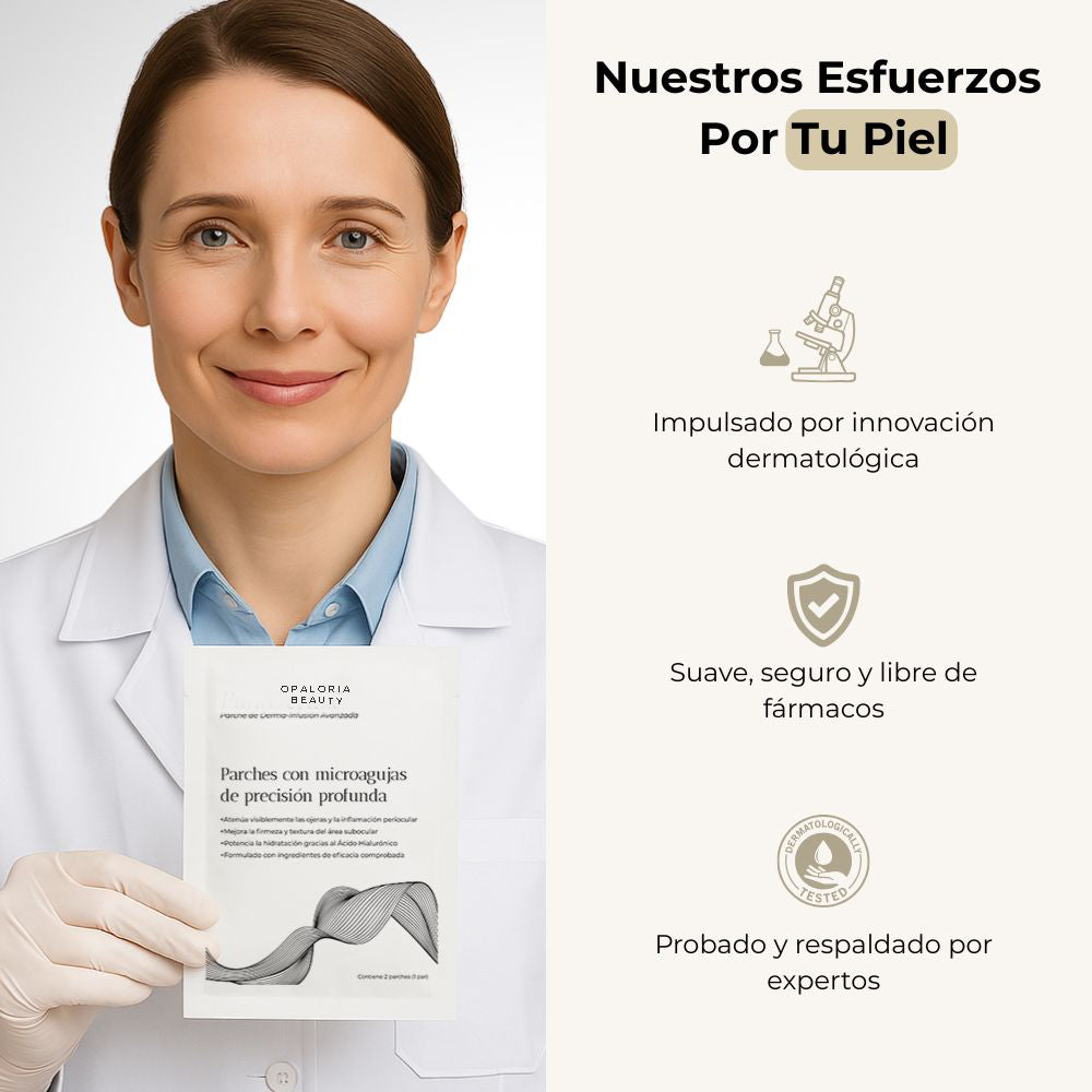 Parches  con microagujas de Opaloria Beauty