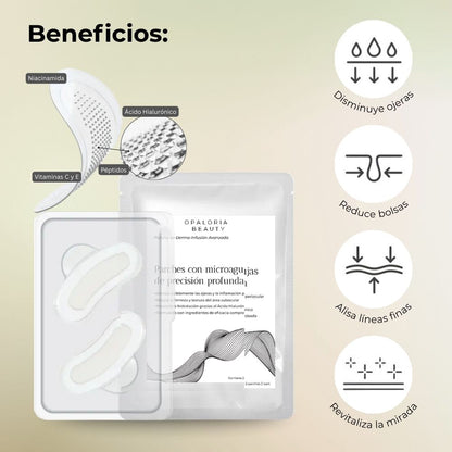 Parches  con microagujas de Opaloria Beauty